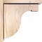 Ekena Millwork Del Monte Smooth Corbel w/Backplate, Douglas Fir, 7 1/2"W x 14"D x 14"H COR08X14X14DEL01SDF - alternate 4